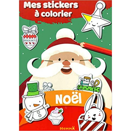 Mes stickers à colorier - Noël