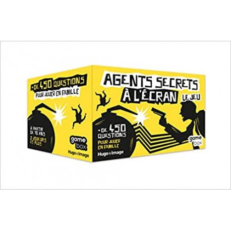 Game box Agents secrets à l'écran