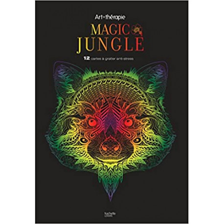 Magic Jungle - 12 cartes à gratter anti-stress