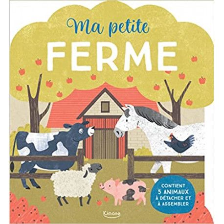 Ma petite ferme - Contient 5 animaux à détacher et à assembler