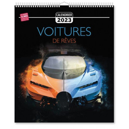 Calendrier 2023 - Voitures
