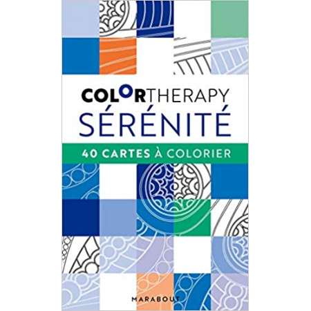 Color Therapy - Sérénité 40 cartes à colorier