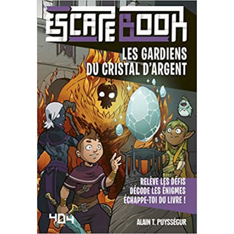 Les Gardiens du Cristal d'Argent - Escape book enfant