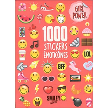 Smiley - Livre d'autocollants - 1 000 stickers émitocônes