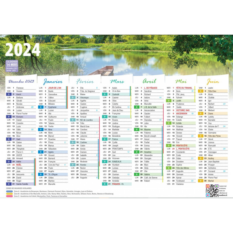 Incroyable nature : l'agenda-calendrier (édition 2024)