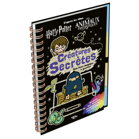 Harry Potter Créatures secrètes - Livre à gratter