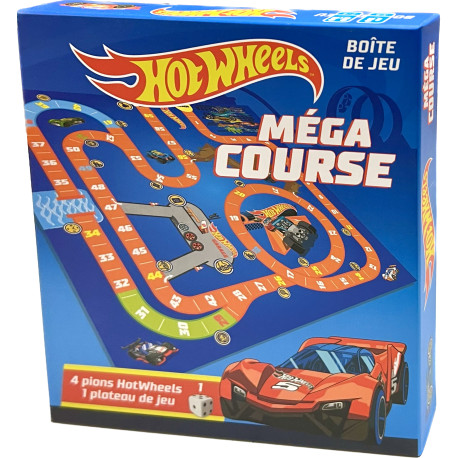 Boîte de jeux Hot Wheels Méga course