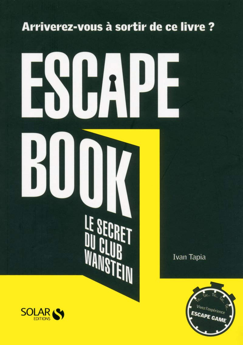 LIVRES Escape book, le secret du club Wanstein, Loisirs et passions,  LOISIRS - JEUX - Maxilivres