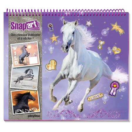 Snap'Art - Des chevaux à décorer et à sticker !