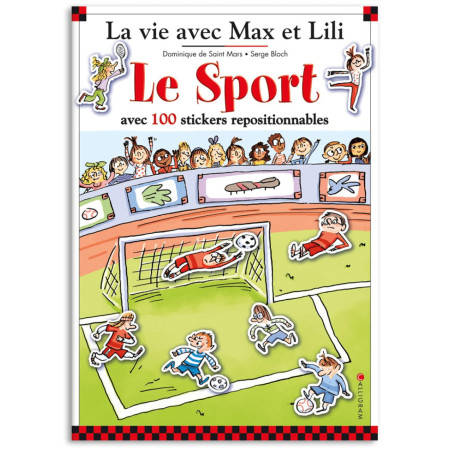 Max et Lili - Le sport avec 100 stickers repositionnables