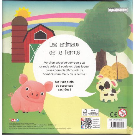 Les animaux de la ferme - 9782754228183