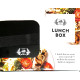 Lunch box - 1 lunch box en verre avec couvercle + un livre de recettes faciles à emporter : coffret