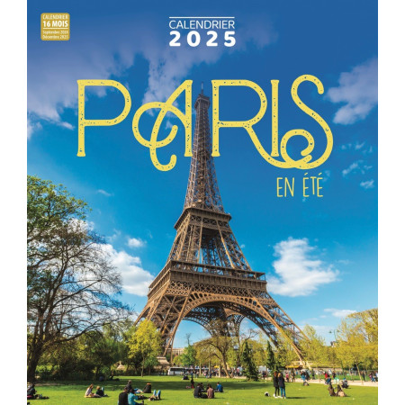 Calendrier 2025 Paris en été