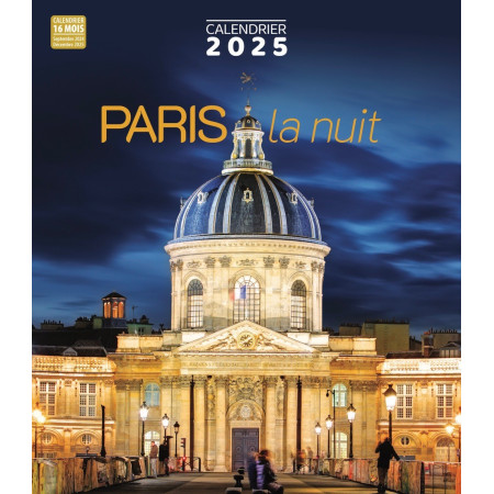 Calendrier 2025 Paris la nuit