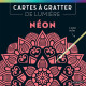 Cartes à gratter de lumière : néon