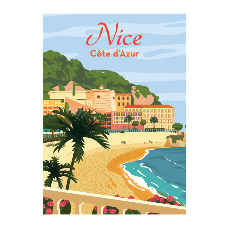Poster - Côte d'azur - Nice