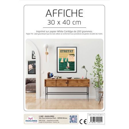 Poster - Etretat - 9782754229210