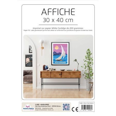 Poster - Méditerranée - 9782754229289