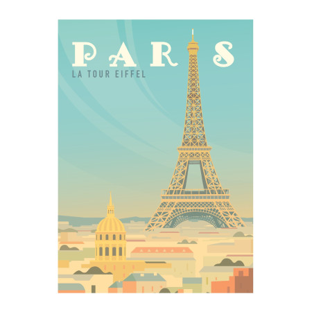 Poster - Paris - La tour Eiffel