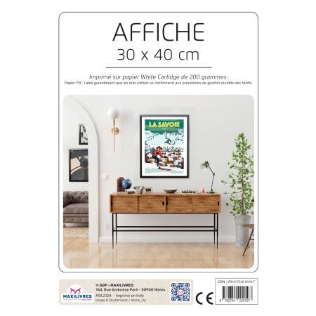 Poster - La Savoie - 9782754229197
