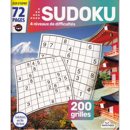 JEUX D'ESPRIT - Sudoku (temple chinois)