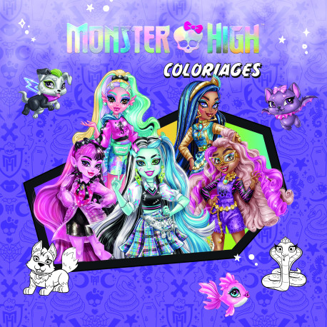 MONSTER HIGH - Coloriages carré