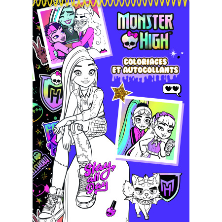 MONSTER HIGH - Coloriages spirale