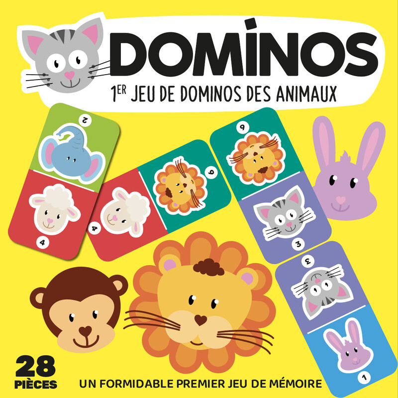 DOMINOS - 1er jeu de dominos des animaux