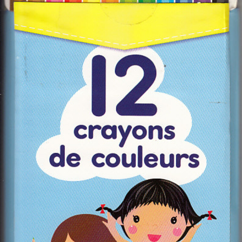 Pochette 12 Crayons de couleurs