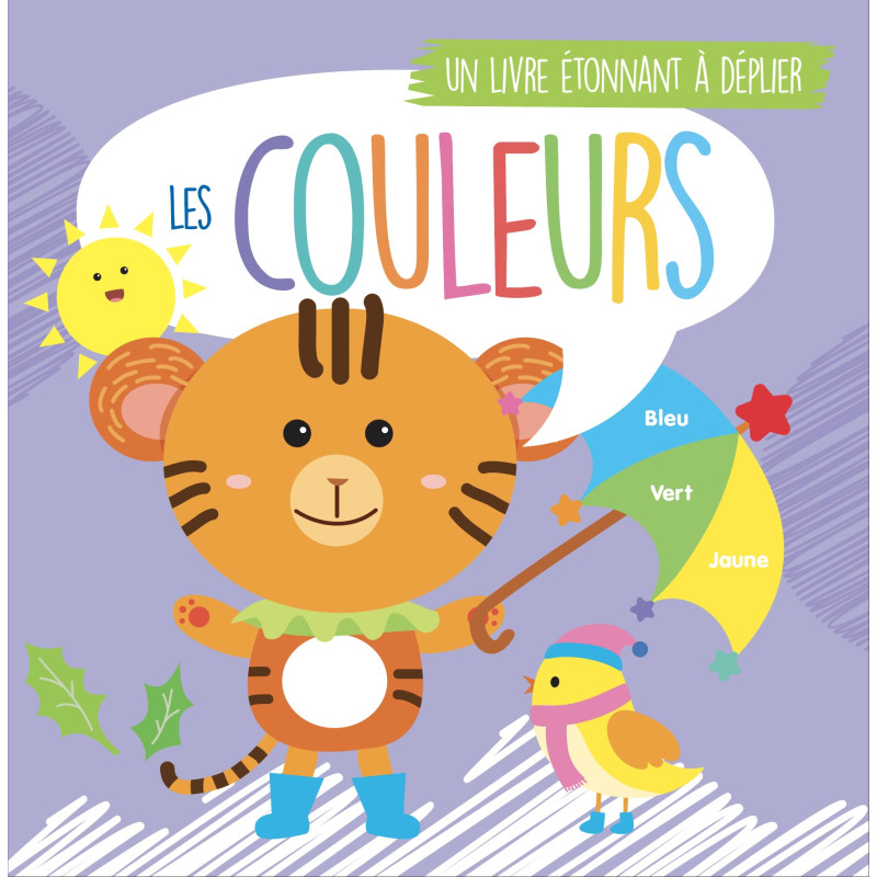 Un livre étonnant à déplier  Les couleurs