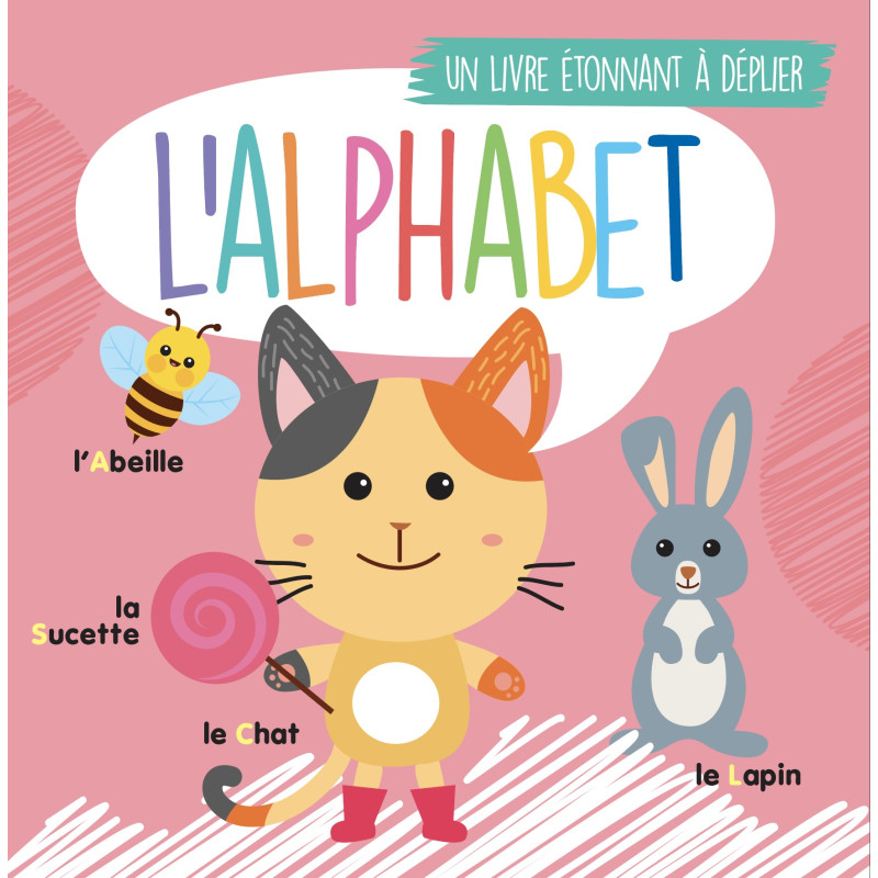 Un livre étonnant à déplier  L'alphabet