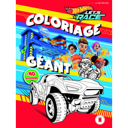 HOT WHEELS - Coloriage géant