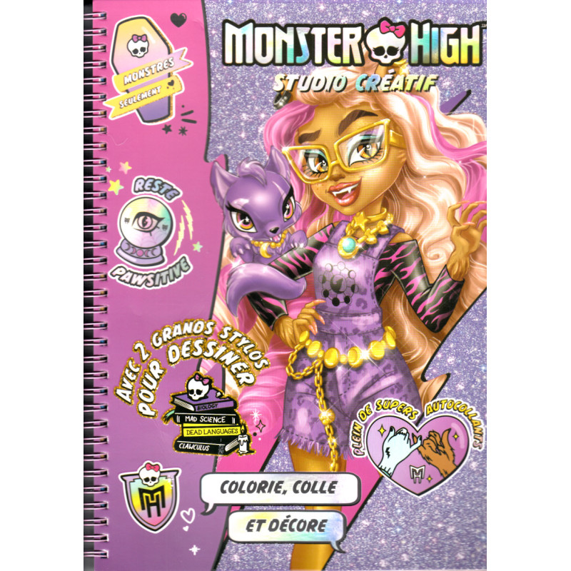 MONSTER HIGH - Studio Créatif + 2 feutres