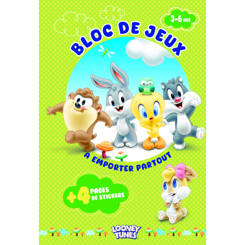 LOONEY TUNES - Bloc de jeux - 3-6 ans