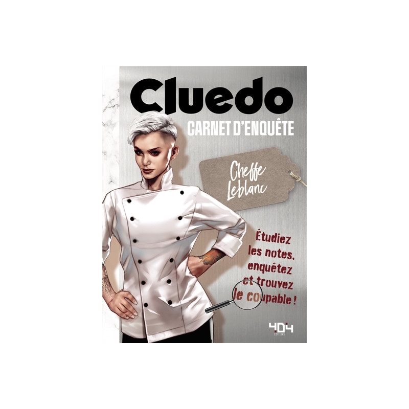 Cluedo : Le carnet d'enquete de la cheffe Leblanc