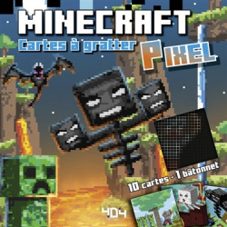 Minecraft : mes cartes à gratter pixel