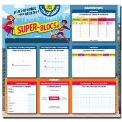 Les incollables : super-blocs CM1, CM2 : je m'entraîne pour réussir !