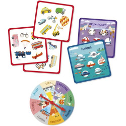 Janod - Speedo Memo Véhicules - Jeu de Société Enfant - 3700217324629