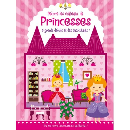 Décore les châteaux de Princesses avec des autocollants