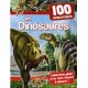 Les dinosaures (rouge). 100 autocollants + 1 panorama