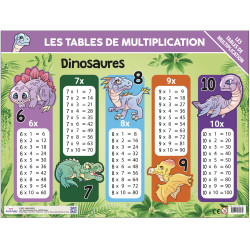 Sous-Main - Les tables de multiplication - 9782754231879