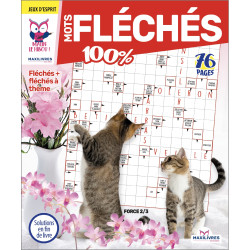 JEUX D'ESPRIT - 100% Mots fléchés (CHATS) - 9782754231534