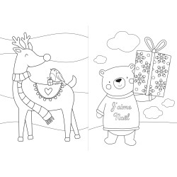 Pochette 3 Activités Noël + 6 crayons - 9782754232586