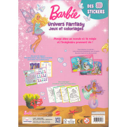 Barbie - Univers fantasy - jeux et coloriages - 9782754231138