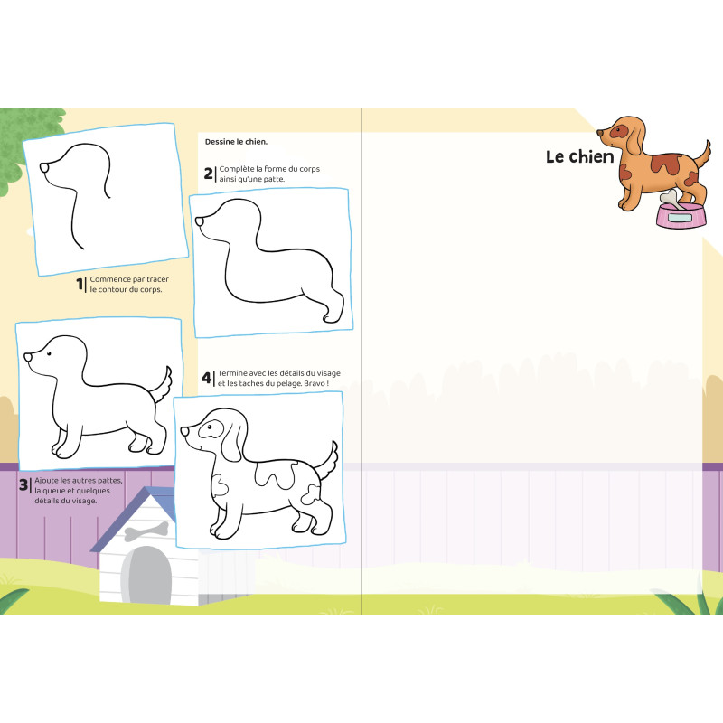 Je sais dessiner les animaux pas à pas - 9782754232418