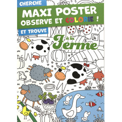 Maxi poster - à la ferme - 9782754234337