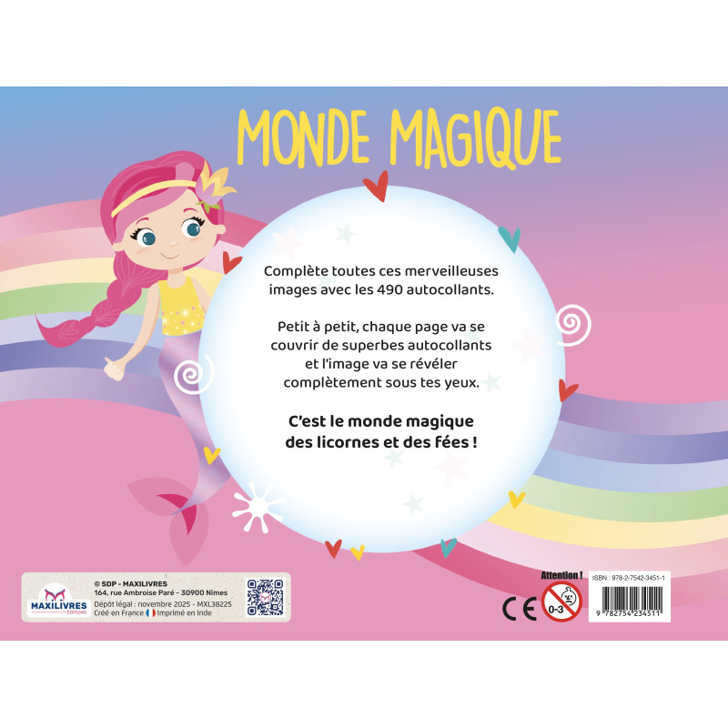 Monde magique spirale - LICORNE - 9782754234511