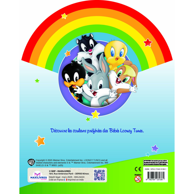 Mon livre de couleurs - Looney Tunes - 9782754231381