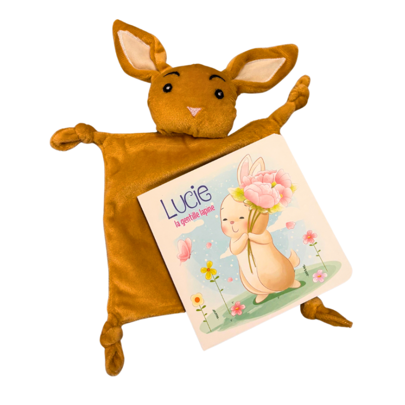 LUCIE la gentille Lapine + doudou - 9782754231299