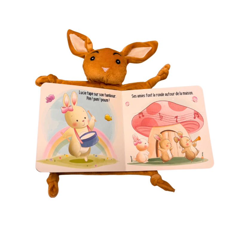 LUCIE la gentille Lapine + doudou - 9782754231299